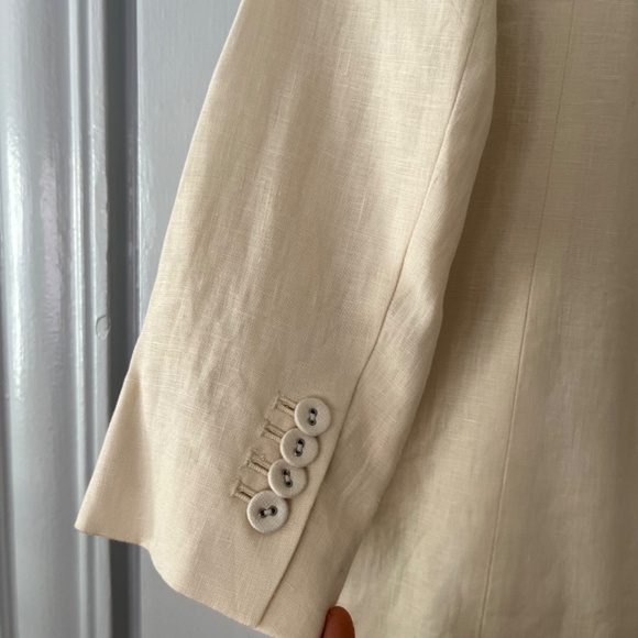 Never worn Everlane linen longline blazer, size 2 - Picture 2 of 7